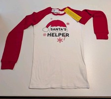 The Children  s Place Christmas Pajama Top-Unisex-Santa  s Helper XL-14. NWT