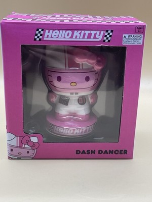 Sanrio Hello Kitty Racing Dash Dancer Bobble Head Car Dash Desk Shelf Decor NEW
