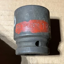 Armstrong Tools 3/4” Drive  1-3/16" Shallow 6 Pt Impact Socket 21-038 - C