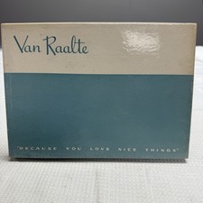 Vtg 50s VAN RAALTE Mirage Drama Lengthies 8.5 Nylon Stockings Seams New One Box