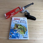 Rapala We Fish Nintendo Wii Game + Rod & Reel Fishing Controller Complete Bundle
