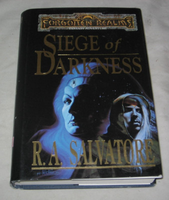  Forgotten Realms'': Siege of Darkness RA Salvatore. HC First Edition (1994) AD&D