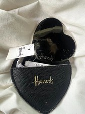 Vintage Harrods Heart Mirror and Case New
