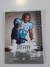 2008 Upper Deck First Edition CHRIS JOHNSON Rookie Card RC #157 Titans. rookie card picture