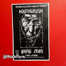 NOOTHGRUSH + NEPENTHES + ATRIARCH 2017 Concert Promo 11x17 Street Poster. PDX