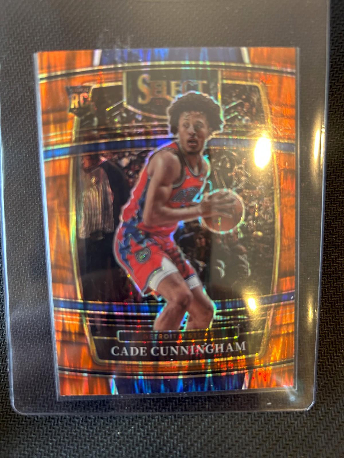 Cade Cunningham 2021-22 Panini Select Rookie Orange Flash Concourse Prizm
