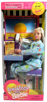 1999 ''BREAKFAST WITH BARBIE'' SOFT BODY DOLL - MACKIE FACE #22965 - SEALED