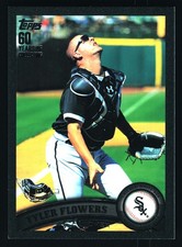 Tyler Flowers Chicago White Sox 2011 Topps Black #395 SN /60