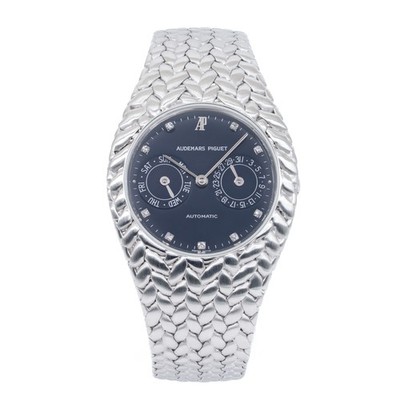 Audemars Piguet Cobra 5587BC Day Date Diamond Dial 18k White Gold Watch