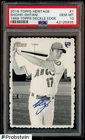 2018 Topps Heritage 1969 Topps Deckle Edge #1 Shohei Ohtani RC Rookie PSA 10