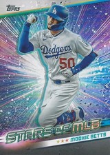 MOOKIE BETTS 2024 TOPPS SERIES 1 STARS OF MLB #SMLB-9 DODGERS
