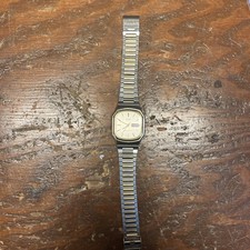 Vintage Sharp Mens Watch 267862 Date Two Tone...