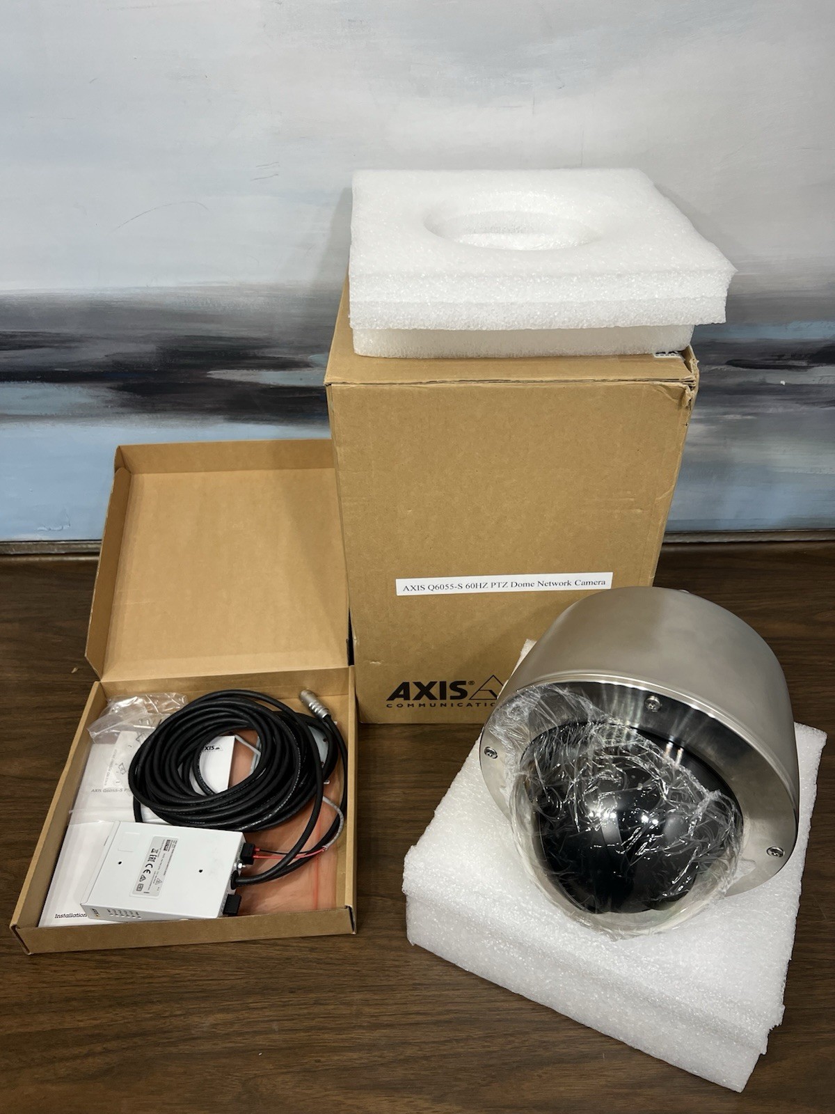 AXIS Q6055-S 60Hz Dome Network Camera 0945-001 Stainless Steel