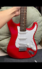 Cruiser by Crafter Solid Body Electric Guitar Red Right-Handed 6-String, Gig Bag
