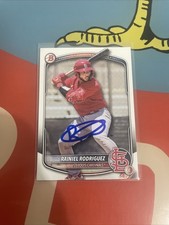 Rainiel Rodriguez 2025 Bowman Draft BD-72 St Louis Cardinals Auto