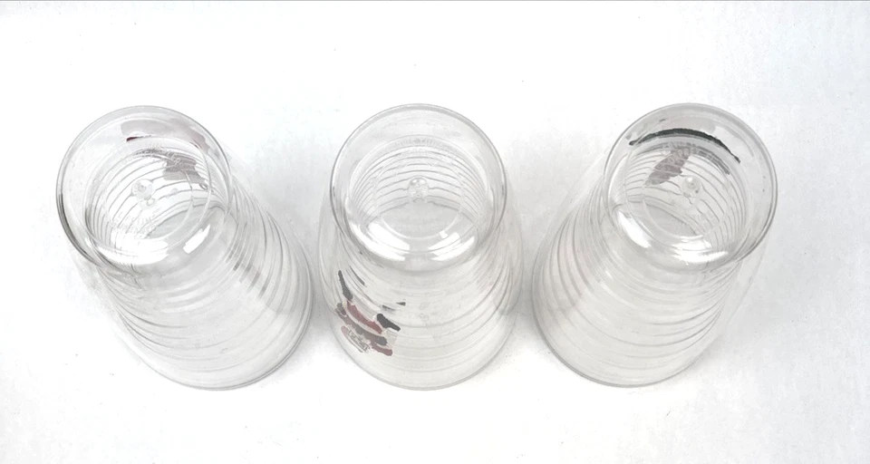 Lote de 3 vasos aislados vintage de Navidad Tervis de Papá Noel 12 oz acrílico Foto 3 de 4