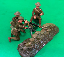 Britains 41148 BROWNING MACHINE GUN Nest U.S. Detachment 3 Figures 54mm MIB
