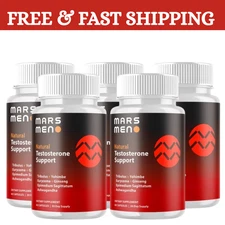 5-Pack Mars Men Capsules - MarsMen for Men Health Capsules - 300 Capsules - US