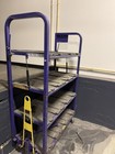 Industrial Rolling Steel Shelving Racking Racks Carts On Wheels Lot Of 19 — photo 5