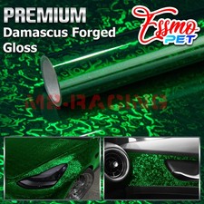 Pet Damascus Steel Forged Carbon Fiber Gloss Car Vinyl Wrap Decal Sticker Film