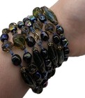 Vintage Hobo Aurora Borealis Crystal Necklace 26 Inches Use It As A Necklace Or — photo 4