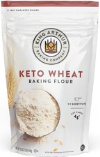 Keto Wheat Flour Blend: Low-Carb Baking Solution for Bread More - Non-Gmo, 1:1