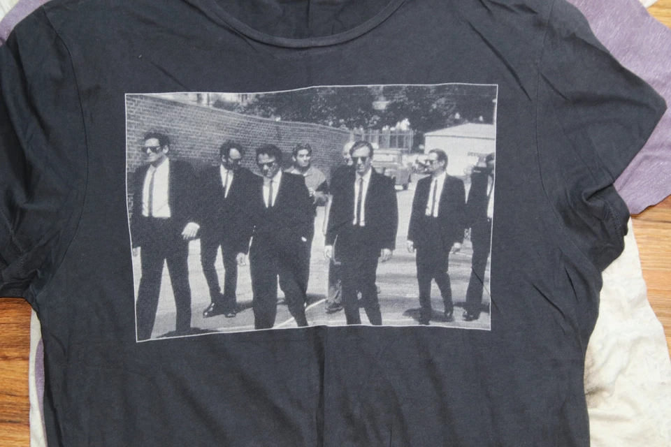 Camiseta Gráfica Vintage Topman Reservoir Dogs/Chicago/Nebraska 42"- 44" Lote Extra Grande 8 - Imagem 3 de 4