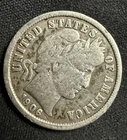 1906-S Barber Silver Dime - Semi-Key Date - Low Mintage - San Francisco Mint
