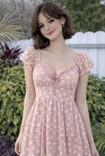 Urban outfitters Pink Floral Dress Sz S