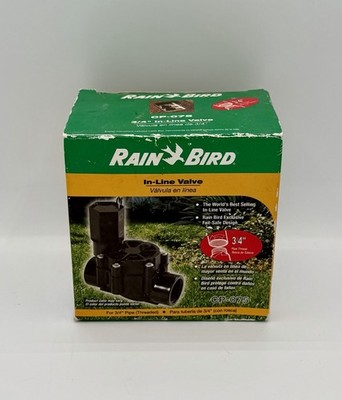 RAIN BIRD  In-Line Valve - 3/4 Inch - CP075 New Open Box