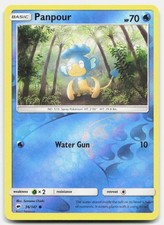 Burning Shadows Panpour 36/147 LP Pokemon Reverse Holo Carta Tcg Comune