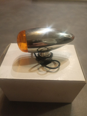 PFEIL BULLET BEST LAMP CHROM METALL AM.2623.R ORANGE LINSE 