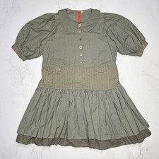 Ewa I Walla Women s Luxury Dress Cotton Asymmetric Plaid Print Size XS