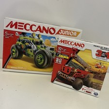 Meccano 2 Sets Junior Pull-Back Buggy And rescue squad 3 In 1 Brand NEW