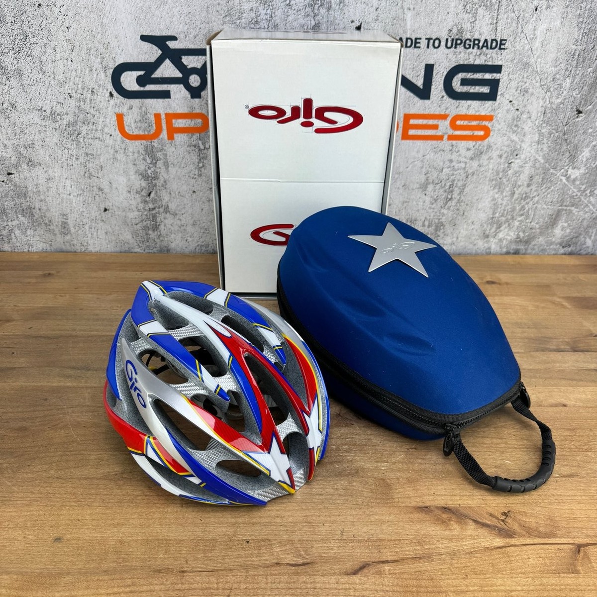 2003 giro mountain bike helmets New! 2004 Giro Atmos Helmet Armstrong 6th TDF Cycling Memorabilia  Commemorative