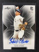 2021 Leaf Perfect Game Yahir Otero Black Autograph #20/50!!!