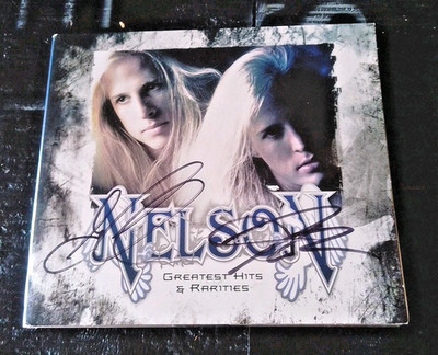 Rare Matthew Gunnar Signed Nelson Twins Greatest Hits & Rarities CD Promotional 