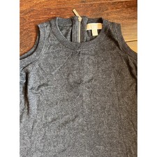 Michael Kors Women s Dark gray sweater cold shoulder Long Sleeve Medium