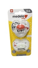 Baby Pacifiers, baby soothers 2 Pc new 0-6months Day And Nightmedela