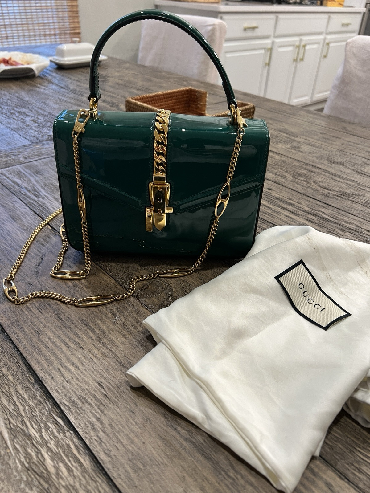 Gucci Sylvie Shoulder Bag for Women Luxury Leather Handbag