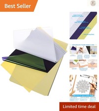 Blue Solid 35 Sheets A4 Tattoo Transfer Paper - Ideal for Precision Tattoos