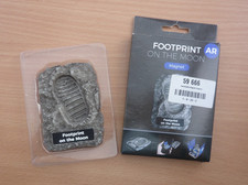RELIEF AstroReality Footprint on the Moon Kunststein Magnet 9,5x7cm OVP