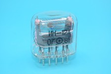QTY 1 - IN-12A NIXIE TUBES - NEW OLD STOCK FROM FACTORY CASE - MANY AVAILABLE