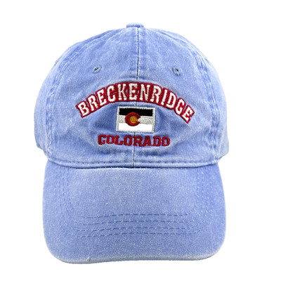 Adult BRECKENRIDGE COLORADO CAP Blue - OSFM - Adjustable