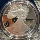 2006 W American Silver Eagle 1 Oz Proof Coin W Box & COA 011832