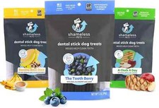 Dental Treats for Dogs, Variety 3-Pack - Healthy Dental Sticks for Teeth Clean