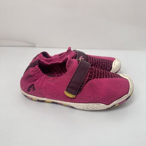 Plae Mädchen Elise Sneaker Strick Rosa Slipper Gummizehe Komfort Schuhe Größe 2