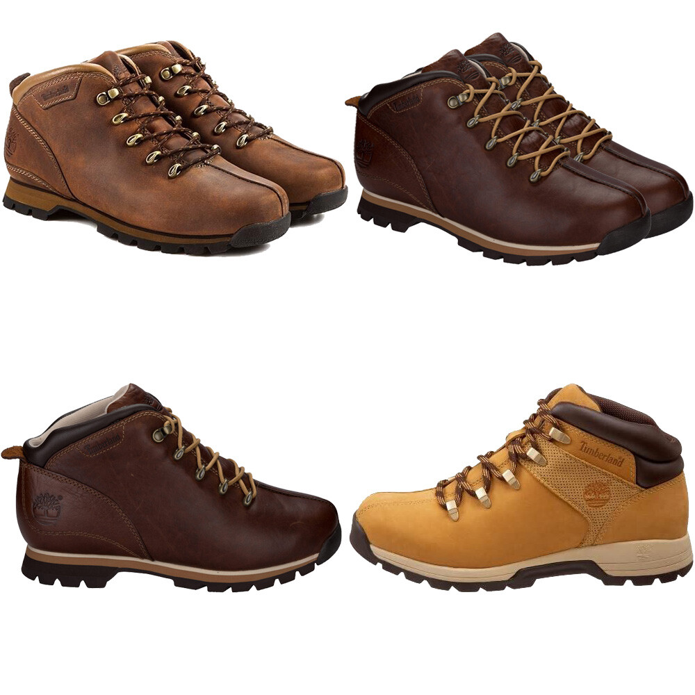 Botas Timberland Hombre Splitrock Zapatos de Botas de al Marrón Oscuro | eBay