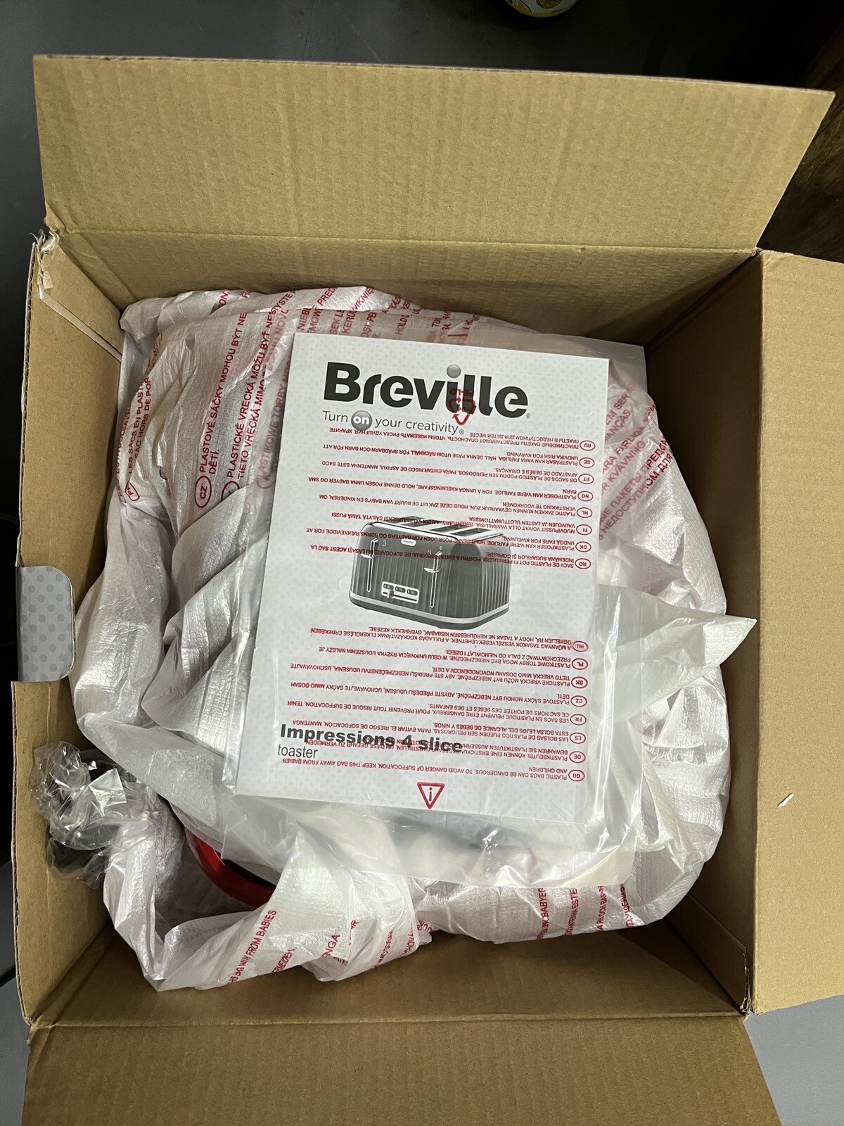 Breville 4 Slice Toaster Impressions Wide Slots High Lift
