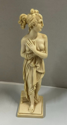 Vintage Carved Statue Greek Roman Goddess Venus Sculpture Figurine